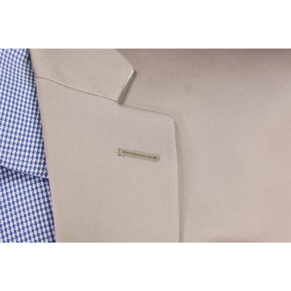 John Varvatos Men's Tan Cotton Lyocell Stretch Blazer 2-Btn 44R 44L - Picture 5 of 10